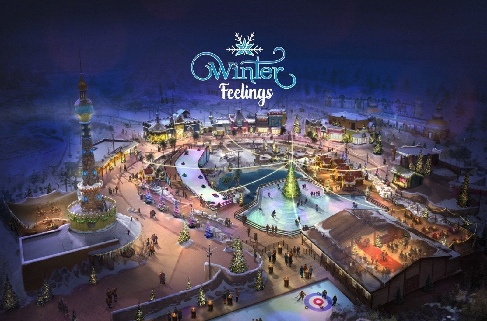 4 Tickets Toverland Winter Feelings, Drie personen of meer, Ticket of Toegangskaart