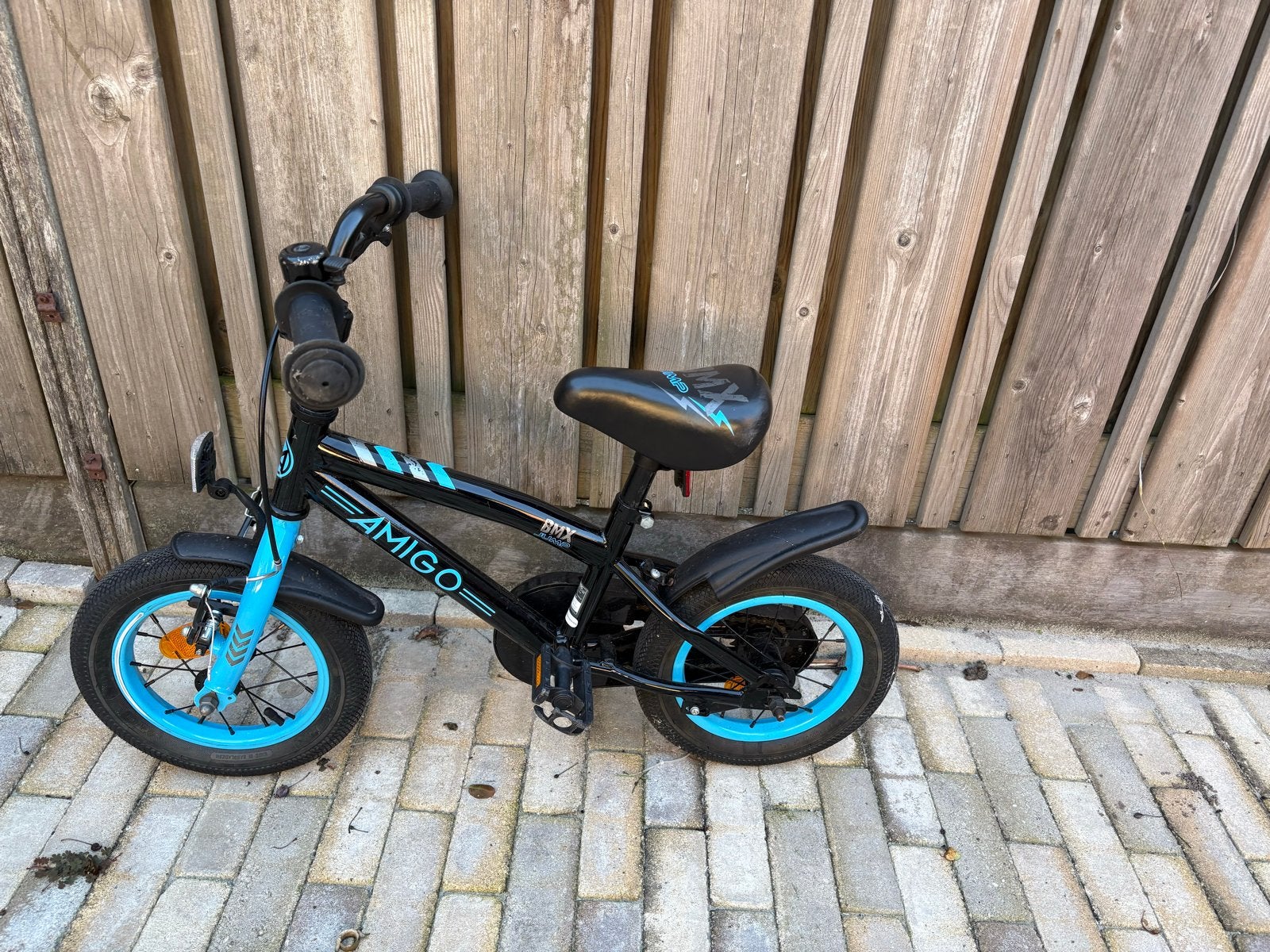 Kinderfiets Amigo BMX -, Ophalen, Gebruikt, Velgrem, Minder dan 16 inch