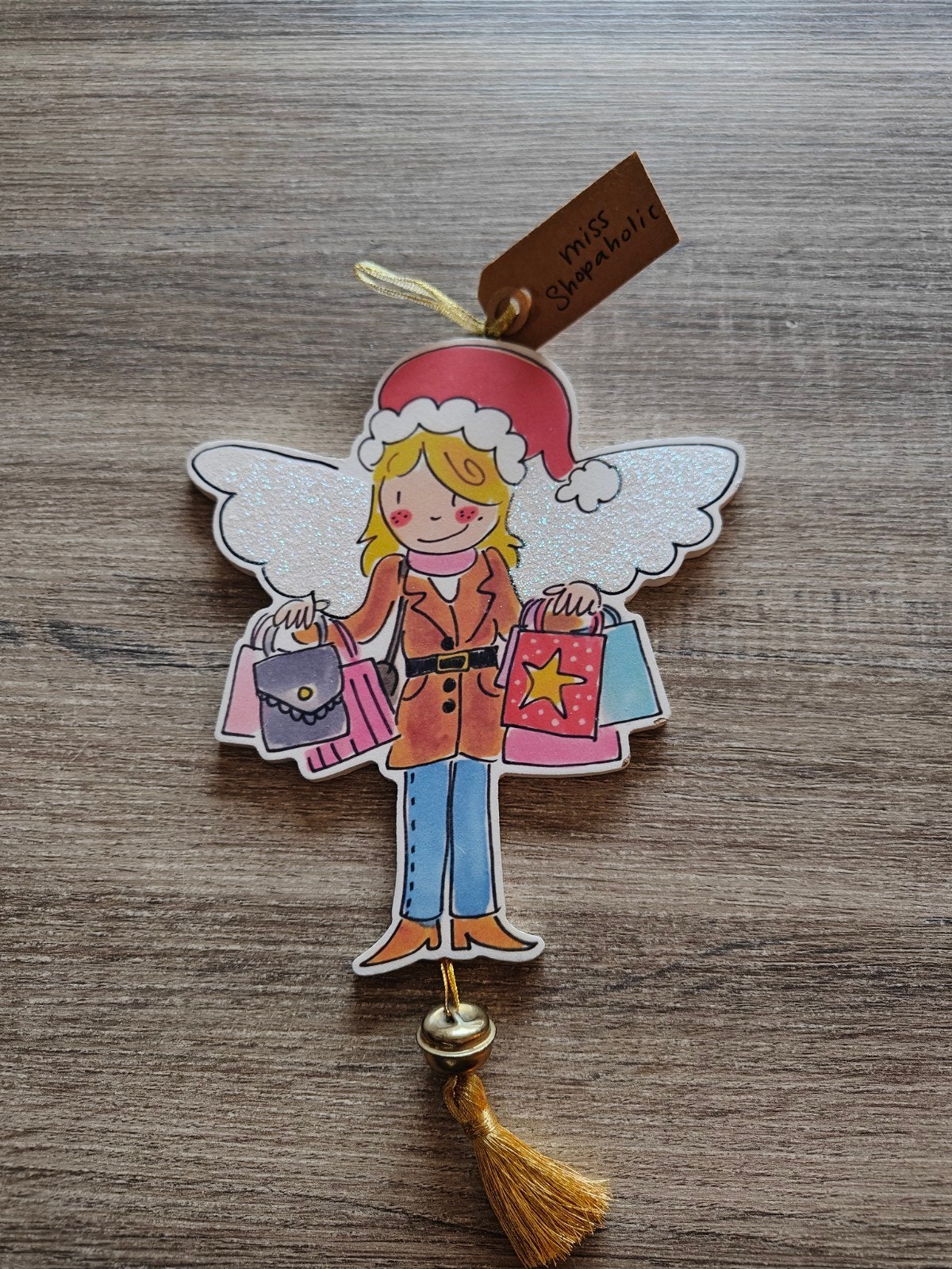 Blond Amsterdam Kerst Hanger 'Miss Shopaholic', Overige typen, Nieuw, Ophalen of Verzenden, Modern