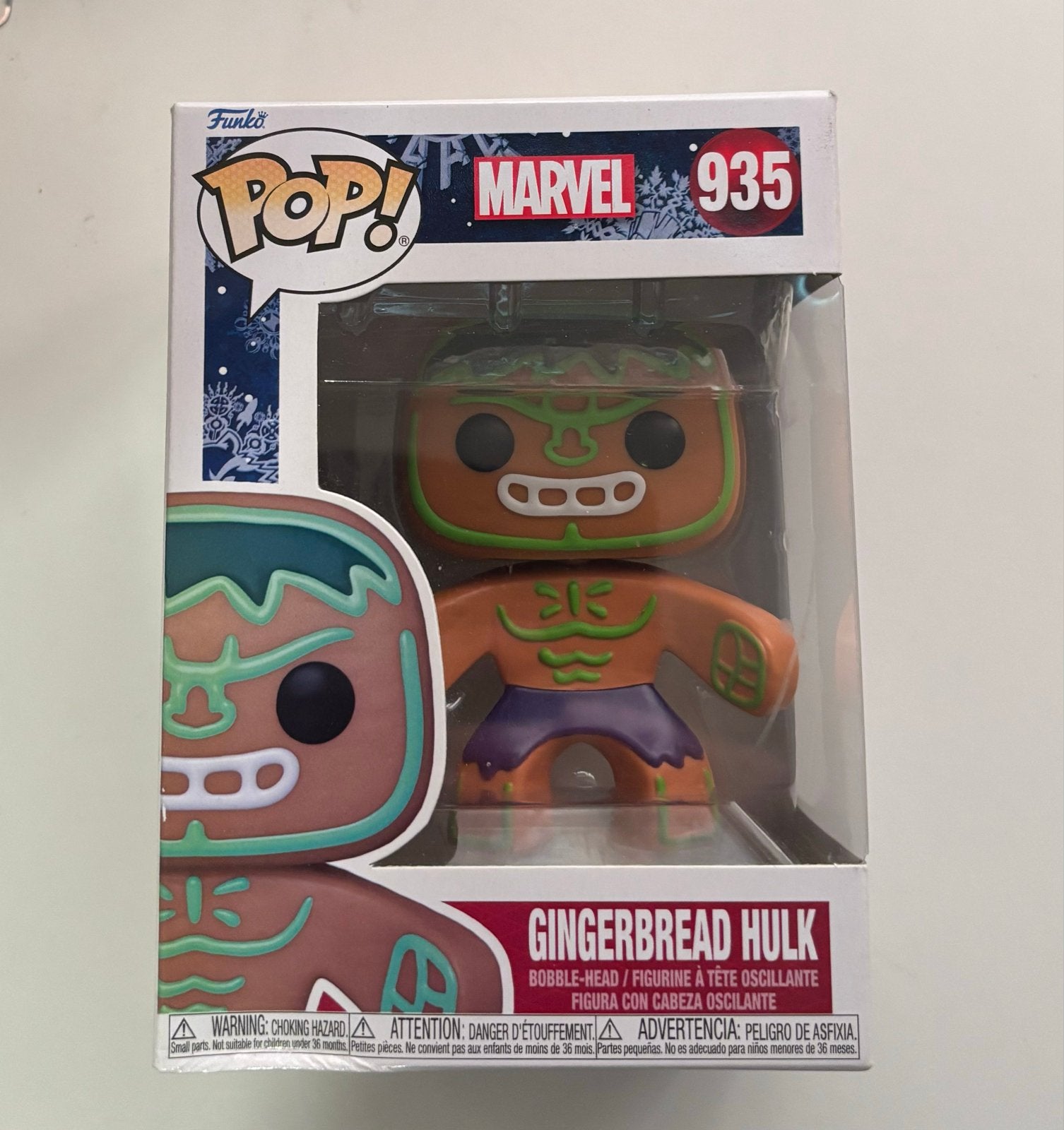 Funko Pop! Marvel Gingerbread Hulk #935, Ophalen of Verzenden, Nieuw