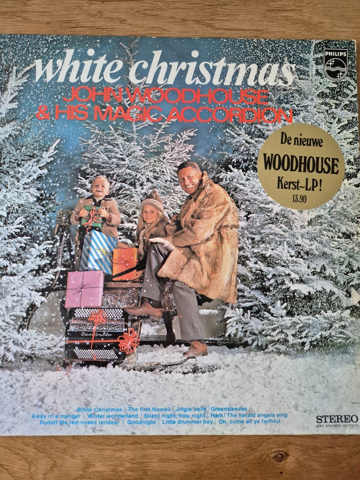 White Christmas - John Woodhouse & His Magic Accordion LP, LP, Gebruikt, Overige genres, Ophalen of Verzenden