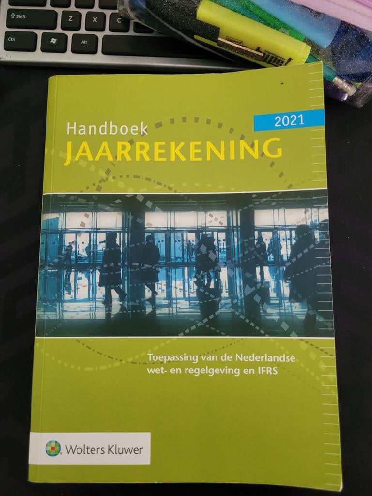 Wolters Kluwer. Handboek Jaarrekening 2021 (accountancy), Ophalen of Verzenden, Zo goed als nieuw, Wolters Kluwer, Accountancy en Administratie