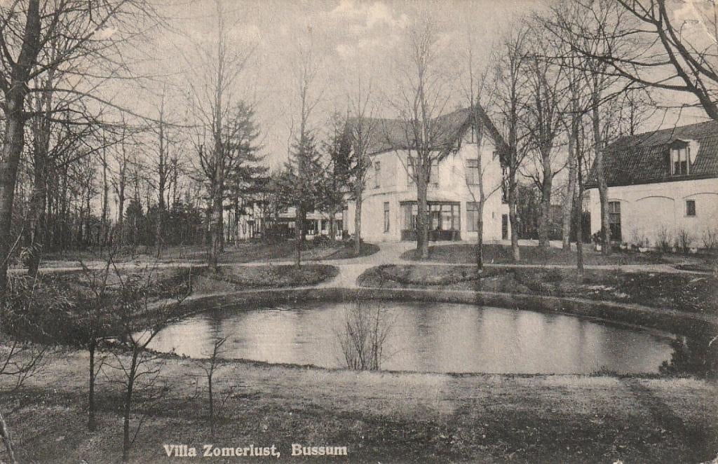Bussum Villa Zomerlust 1906, Ophalen of Verzenden, Voor 1920, Gelopen, Noord-Holland