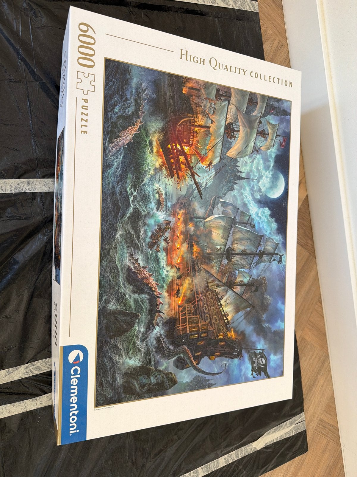 Clementoni High Quality Puzzel 6000 stukjes - Zeeslag, Ophalen of Verzenden, Meer dan 1500 stukjes, Zo goed als nieuw, Legpuzzel