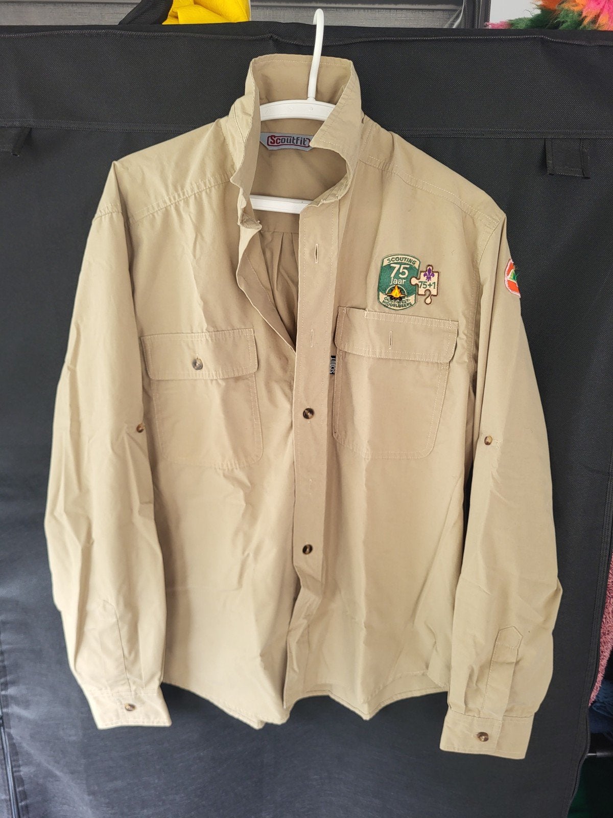 Z.g.a.n. scoutblouse maat S, Verzamelen, Scouting, Ophalen of Verzenden, Zo goed als nieuw, Kleding