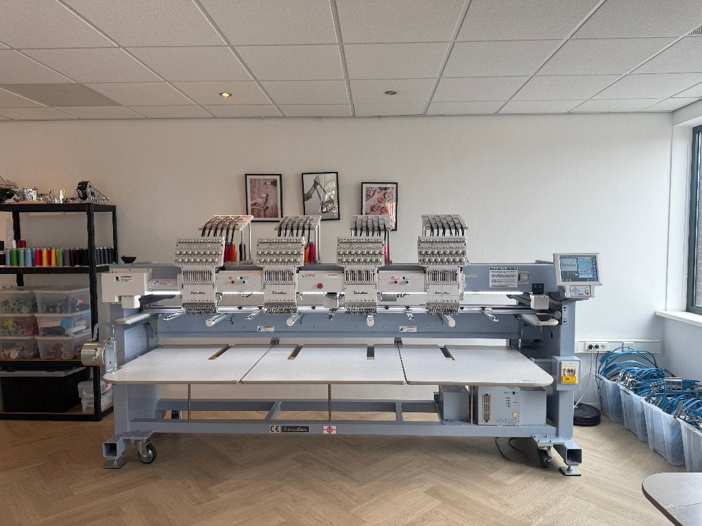 Barudan professionele 4-kops borduurmachine, Ophalen, Gebruikt, Machineborduren, Borduurmachine
