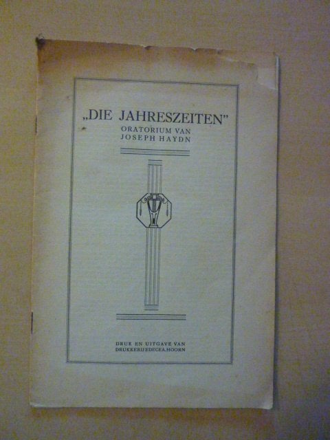 Die jahreszeiten - Oratorium Joseph Haydn, Verzenden, Gelezen, Artiest