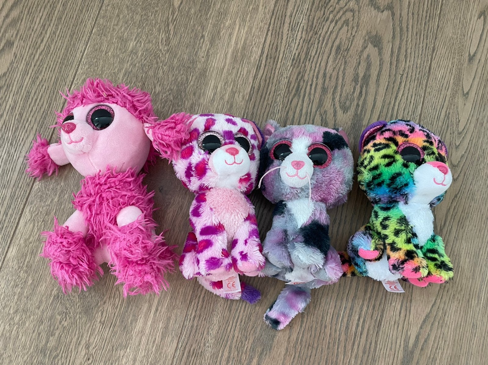 Set voor van 4 Ty Beanie Boos Dotty, Lindi, Glamour, Patsy, Ophalen of Verzenden, Zo goed als nieuw, Overige typen