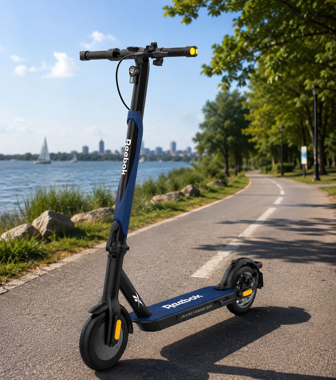 Reebok Urban electrische step 350W één maand oud., Fietsen en Brommers, Steps, Ophalen of Verzenden, Nieuw, Elektrische step (E-scooter)