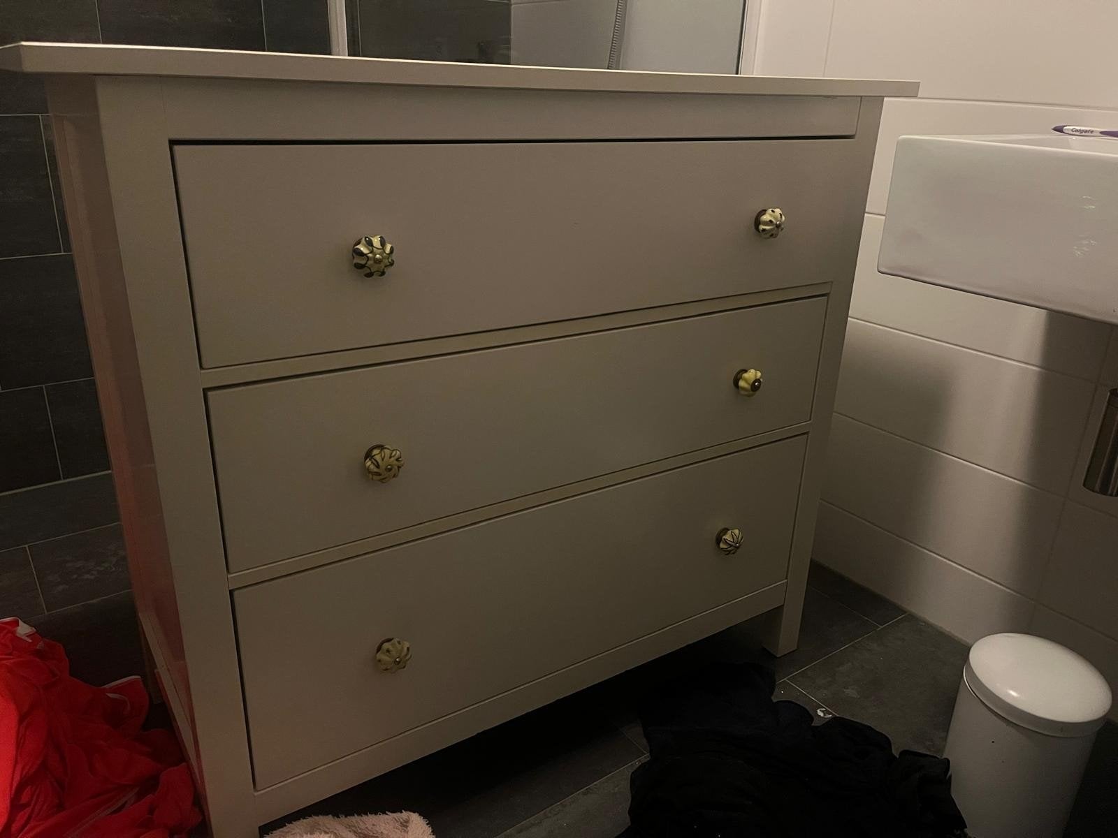Ikea Hemnes kast met leuke handgrepen, Ophalen, Gebruikt, 50 tot 100 cm, 3 of 4 laden