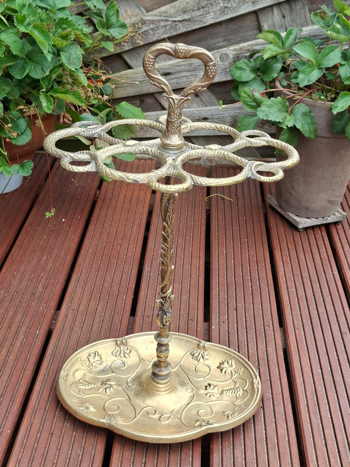 Messing paraplubak/ standaard, Antiek en Kunst, Ophalen of Verzenden, Koper of Brons