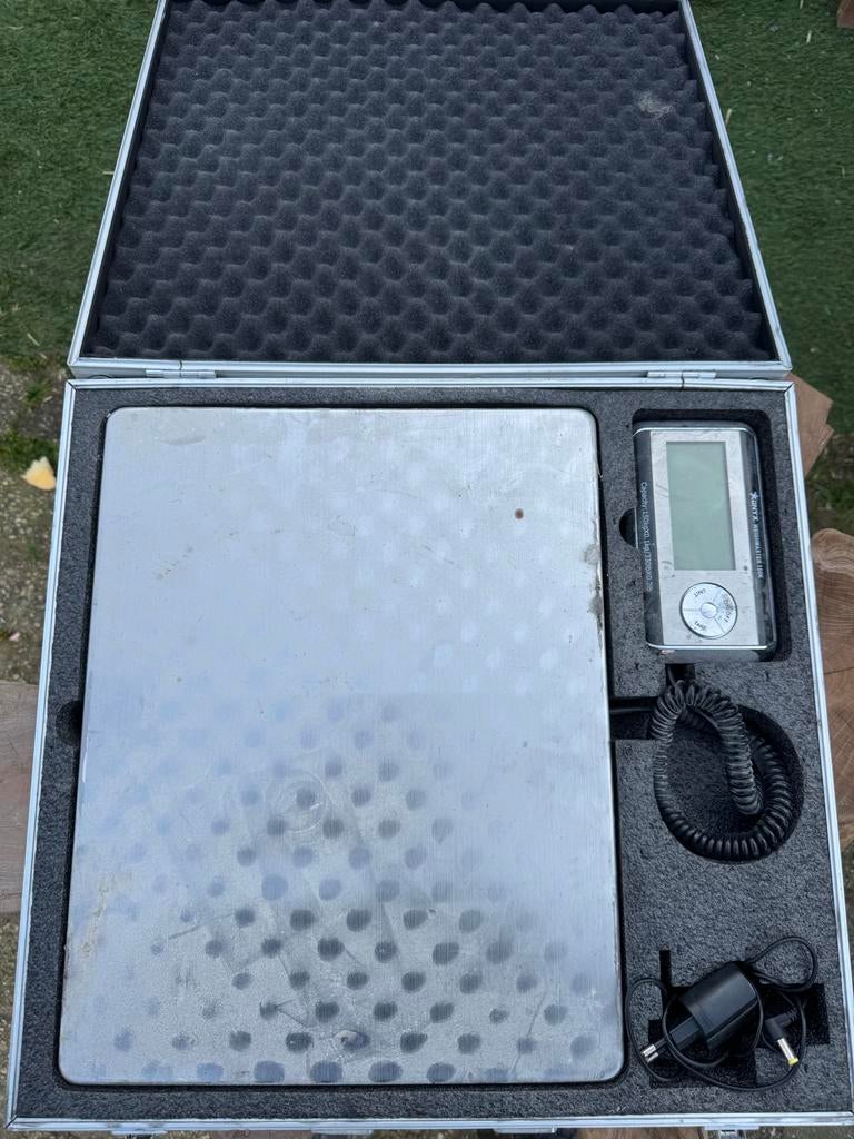Onyx Weighmaster 150K Weegschaal in Koffer, Ophalen, Gebruikt, Overige typen, 100 tot 200 kg