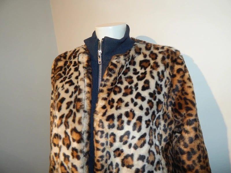Ganni jaguar print jack heerlijk zacht binnen deel eraan M, Maat 38/40 (M), Overige kleuren, Verzenden, Ganni