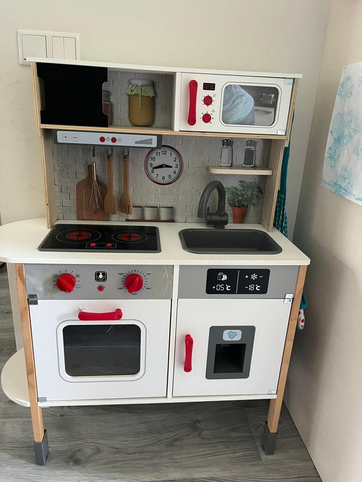 Keukentje super leuk met heel veel extra’s!, Ophalen, Gebruikt, Hout, Speelkeuken
