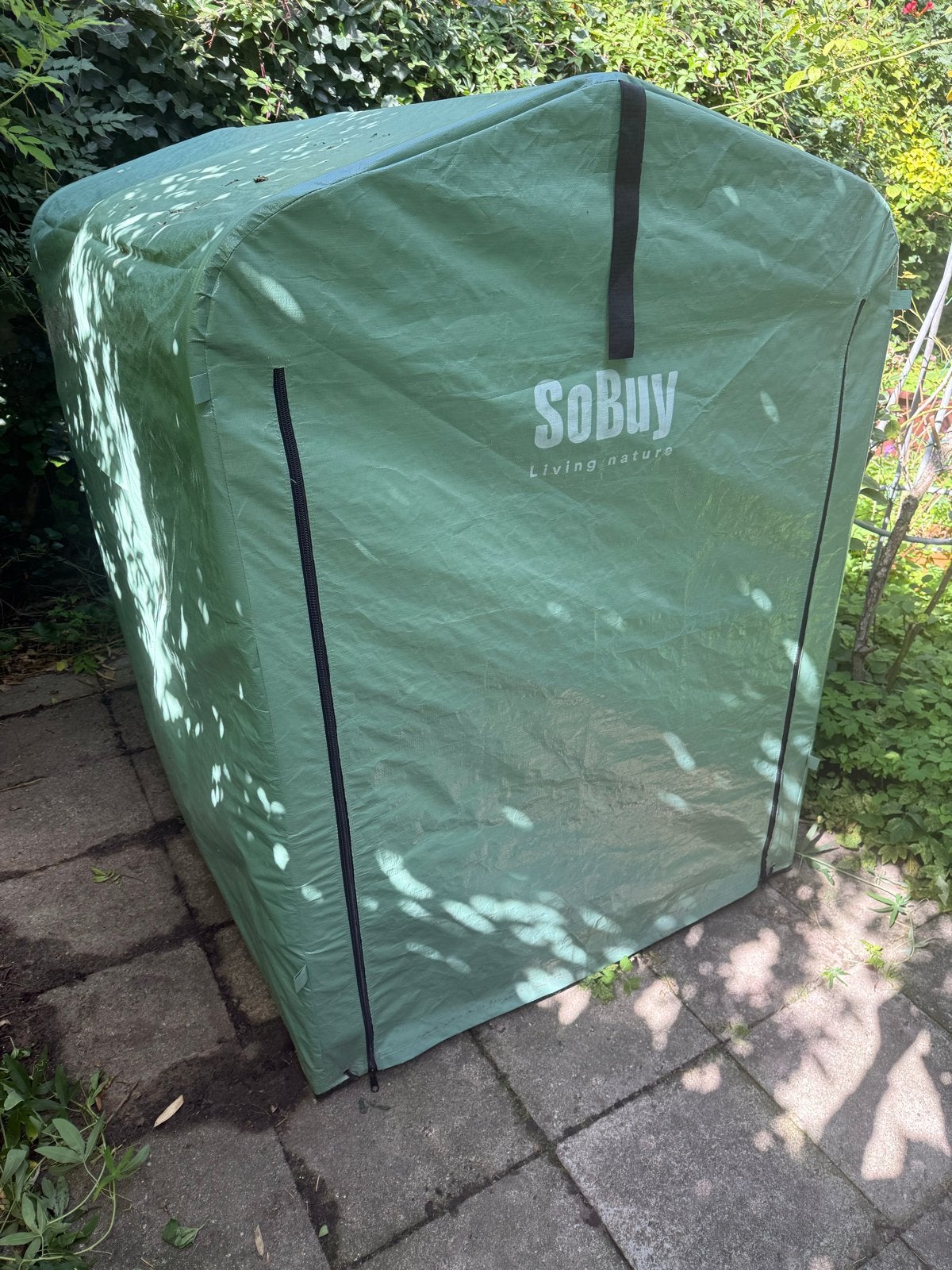 SoBuy Fietsenberging/Tuinhuisje - Groen, Ophalen, Gebruikt, Overige materialen, Fietsenberging