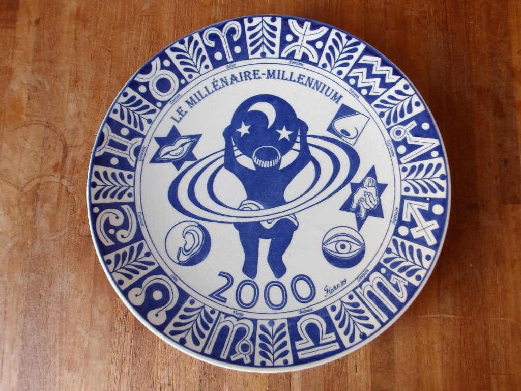 Millennium bord Chemkefa  Giel Harren 2000 Zwikker, Ophalen
