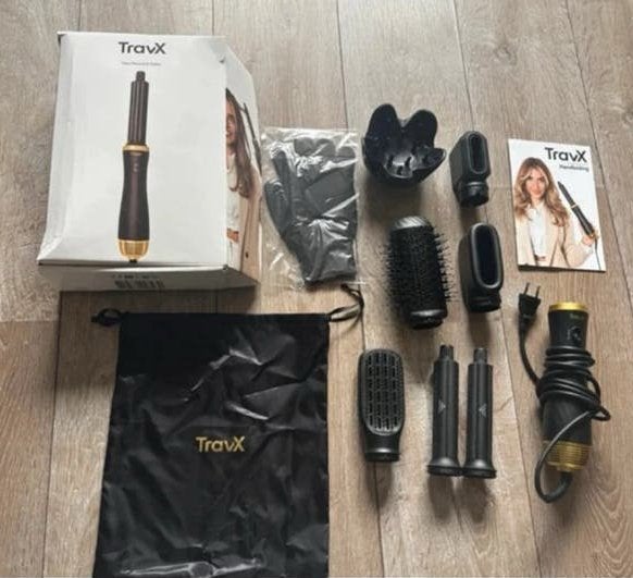 TravX Airstyler, Sieraden, Tassen en Uiterlijk, Uiterlijk | Haarverzorging, Ophalen of Verzenden, Zo goed als nieuw, Föhn of Haardroger