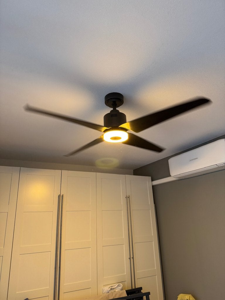 Plafondventilator, Witgoed en Apparatuur, Ventilatoren, Nieuw, Plafondventilator, Ventilator met afstandsbediening, Ophalen