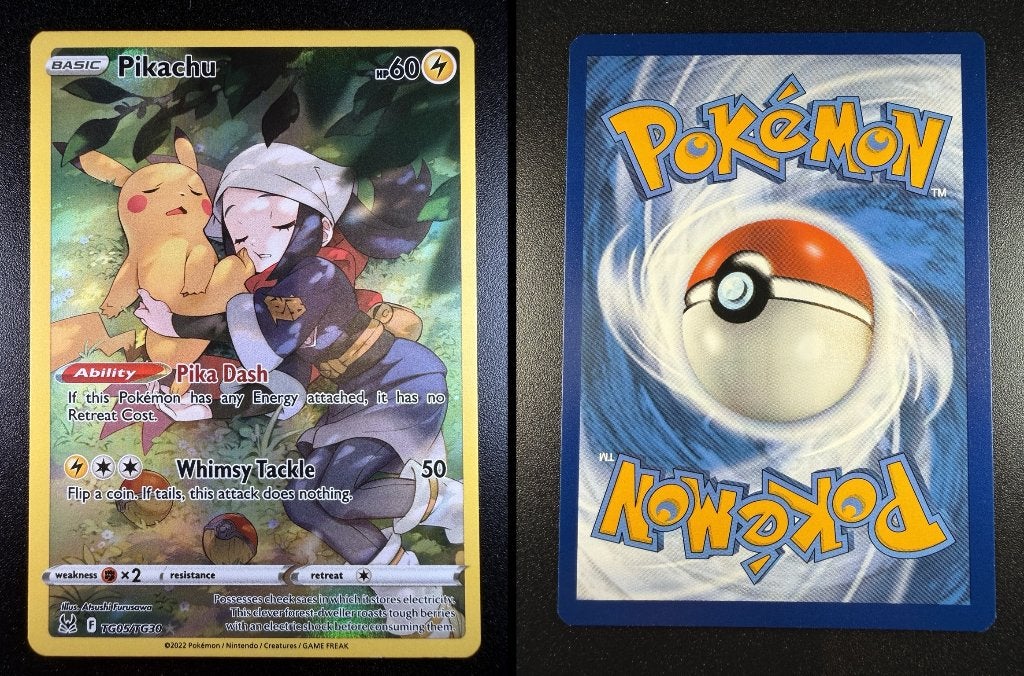 Pikachu TG05/TG30 Lost Origin English NM, Ophalen of Verzenden, Zo goed als nieuw, Foil