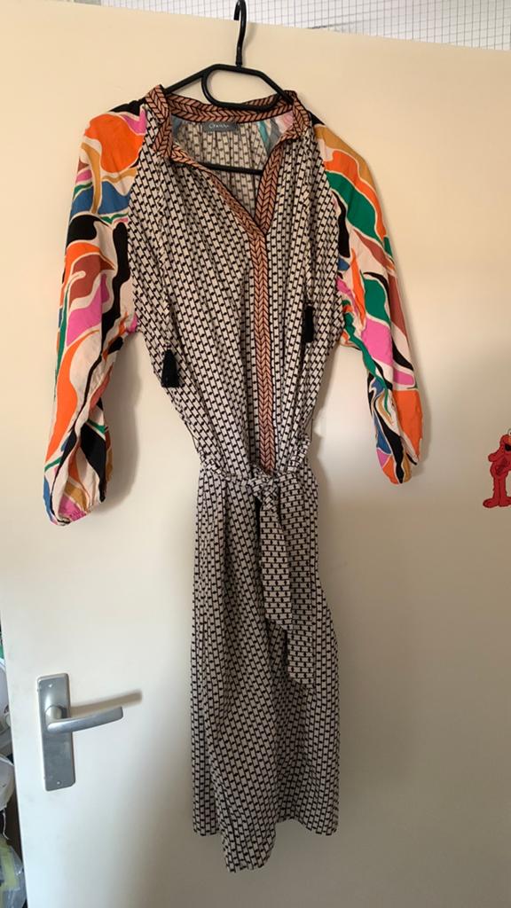Jurk Geisha Maat 38 M, Kleding | Dames, Ophalen of Verzenden, Zo goed als nieuw, Maat 38/40 (M)