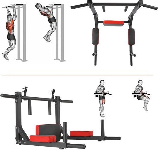 Optrekstang – Pull-Up Bar – Deurtrainer – Krachtstation, Corvance B.V., Verzenden, Nieuw, Corvancebol@gmail.com