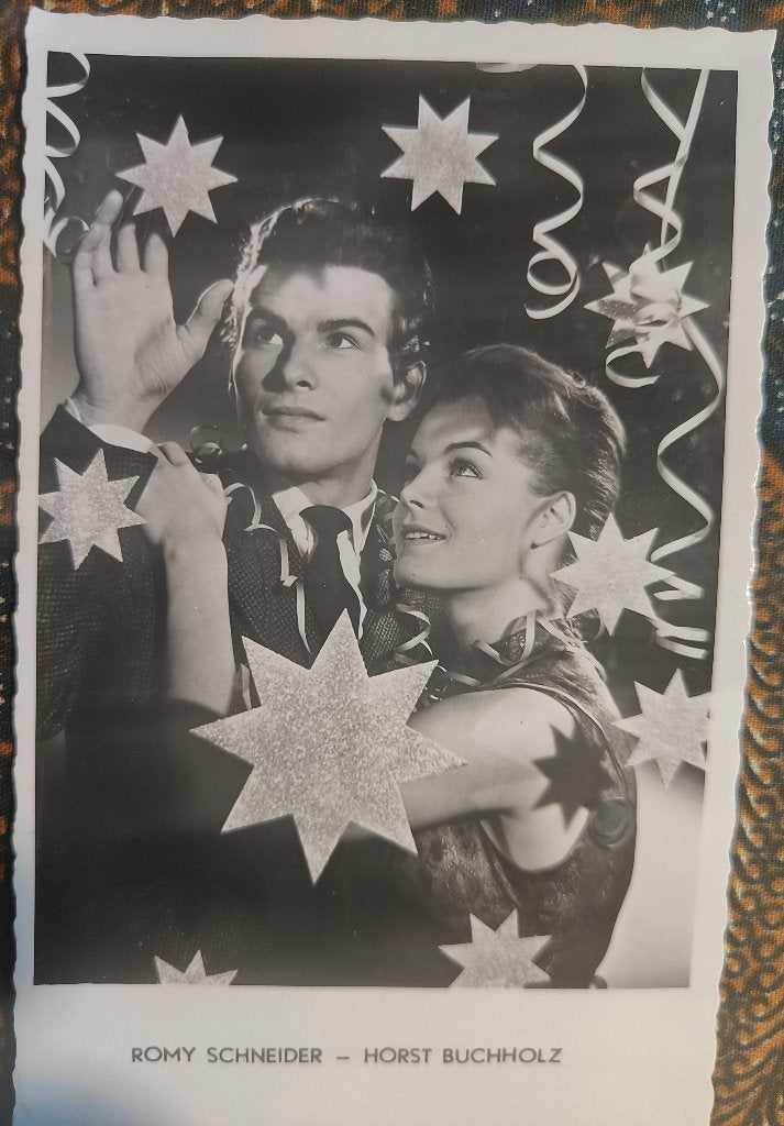 ROMY SCHNEIDER ANSICHTKAART 73 SISI KAART FOTO VINTAGE retro, Ophalen of Verzenden, 1960 tot 1980, Ongelopen, Sterren en Beroemdheden