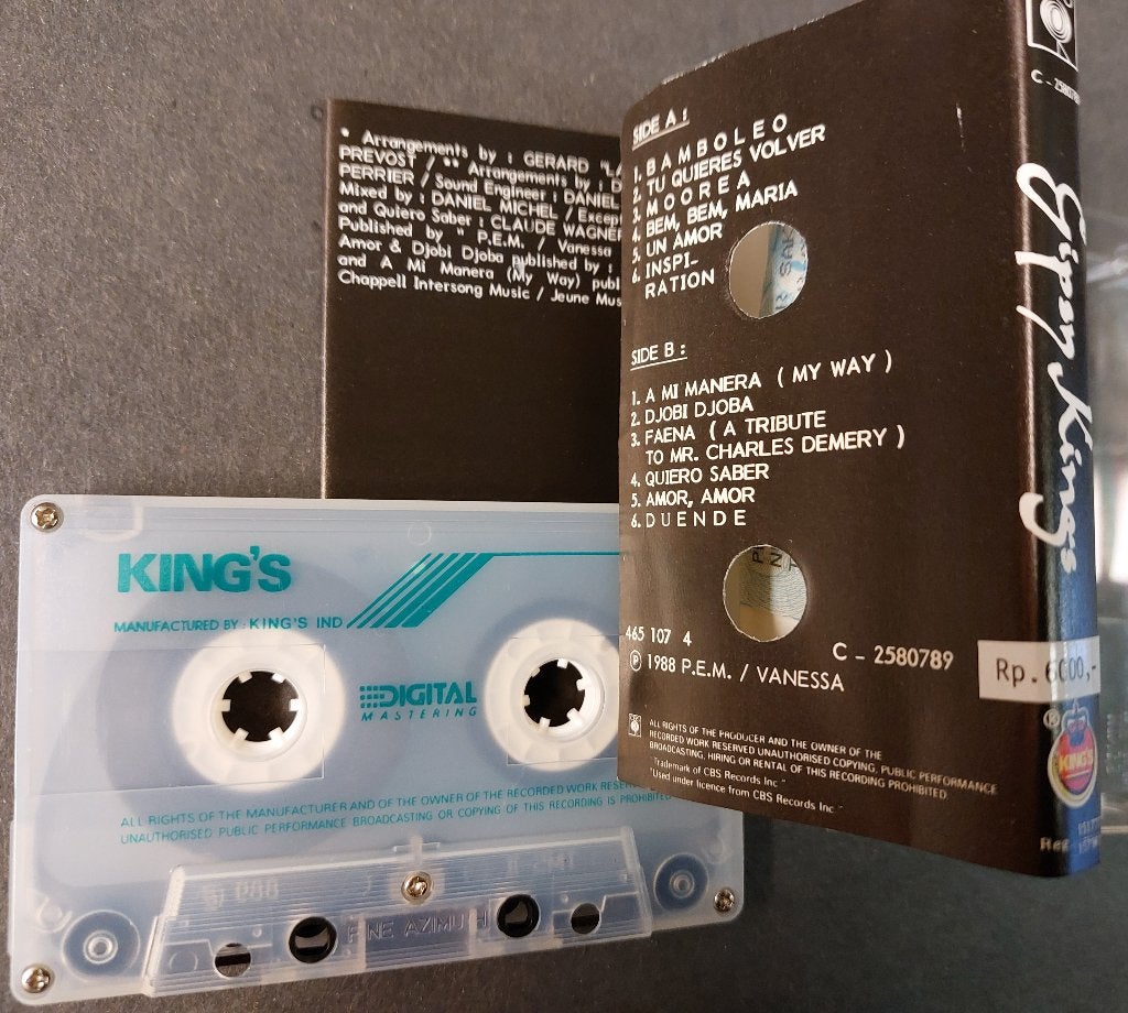 Gipsy Kings CASSETTE Indonesie Bamboleo 1988 Gypsy, Gebruikt, Gipsy Kings, Verzenden, 1 bandje
