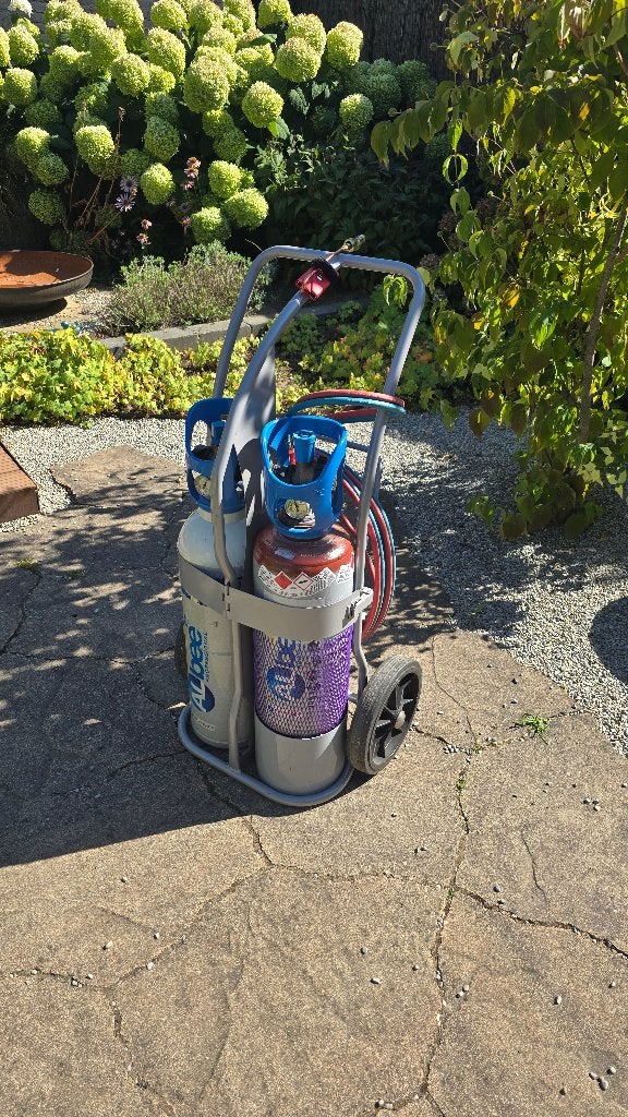 Autogeen lasset Albee duo 11 liter, Ophalen, Zo goed als nieuw, Minder dan 150 ampère, Overige typen