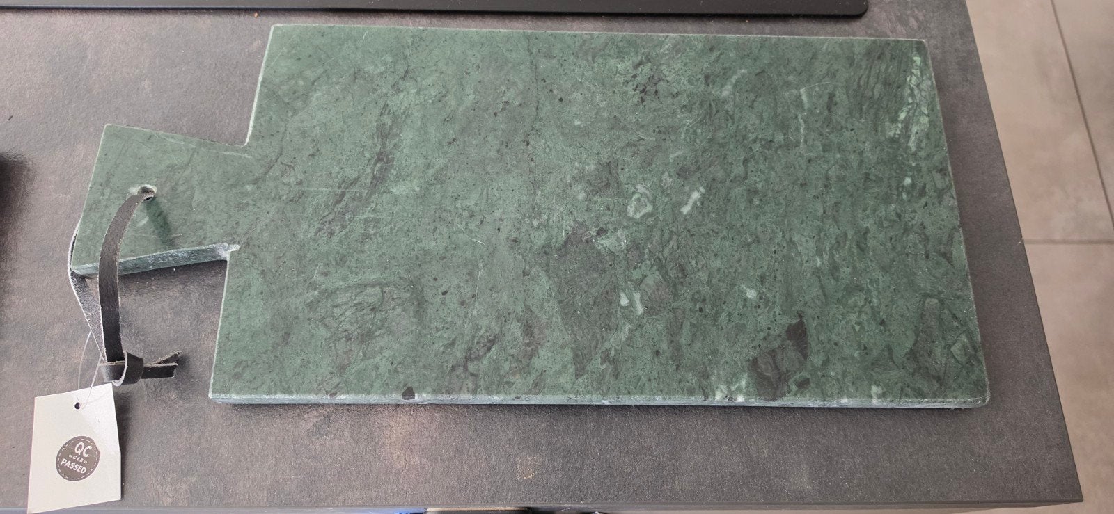 Groene marmeren snijplank / serveerplank, Groen, Snij-/serveerplank, Nieuw, Ophalen of Verzenden