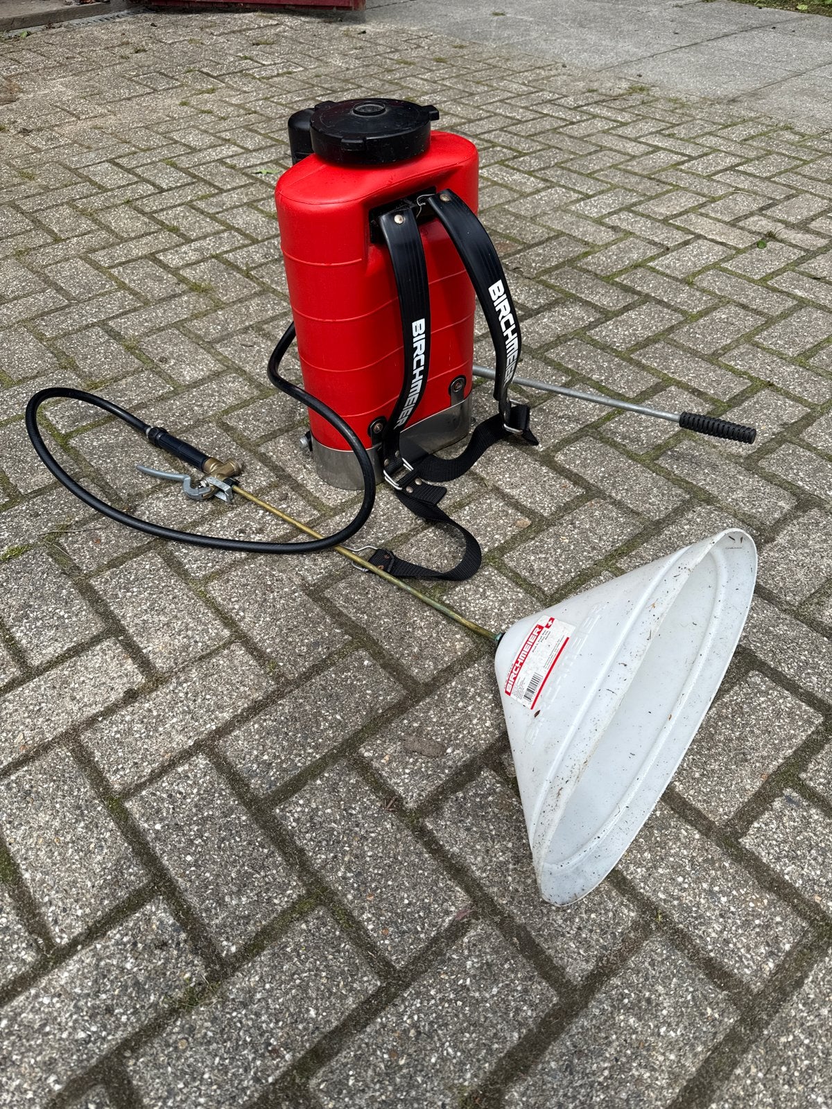 Birchmeier Flox inkruid drukspuit in zeer goede staat, Ophalen of Verzenden, Gebruikt