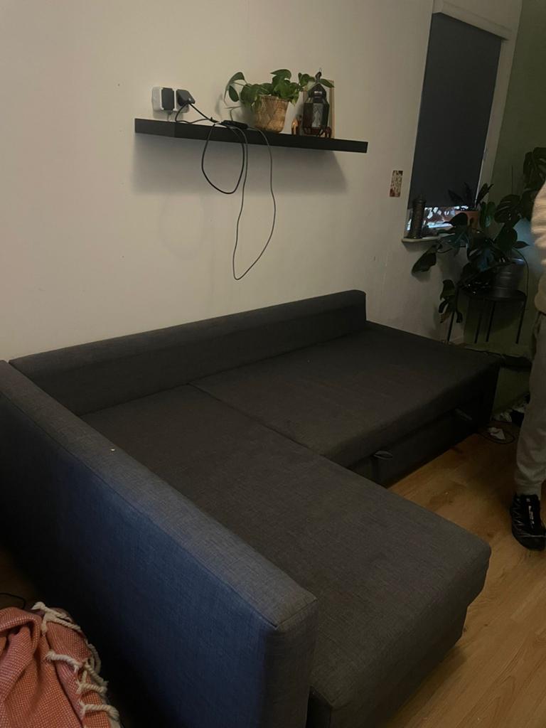 IKEA Friheten Hoekbank met Gebruikerssporen, Ophalen, Gebruikt, 100 tot 125 cm, Driepersoons