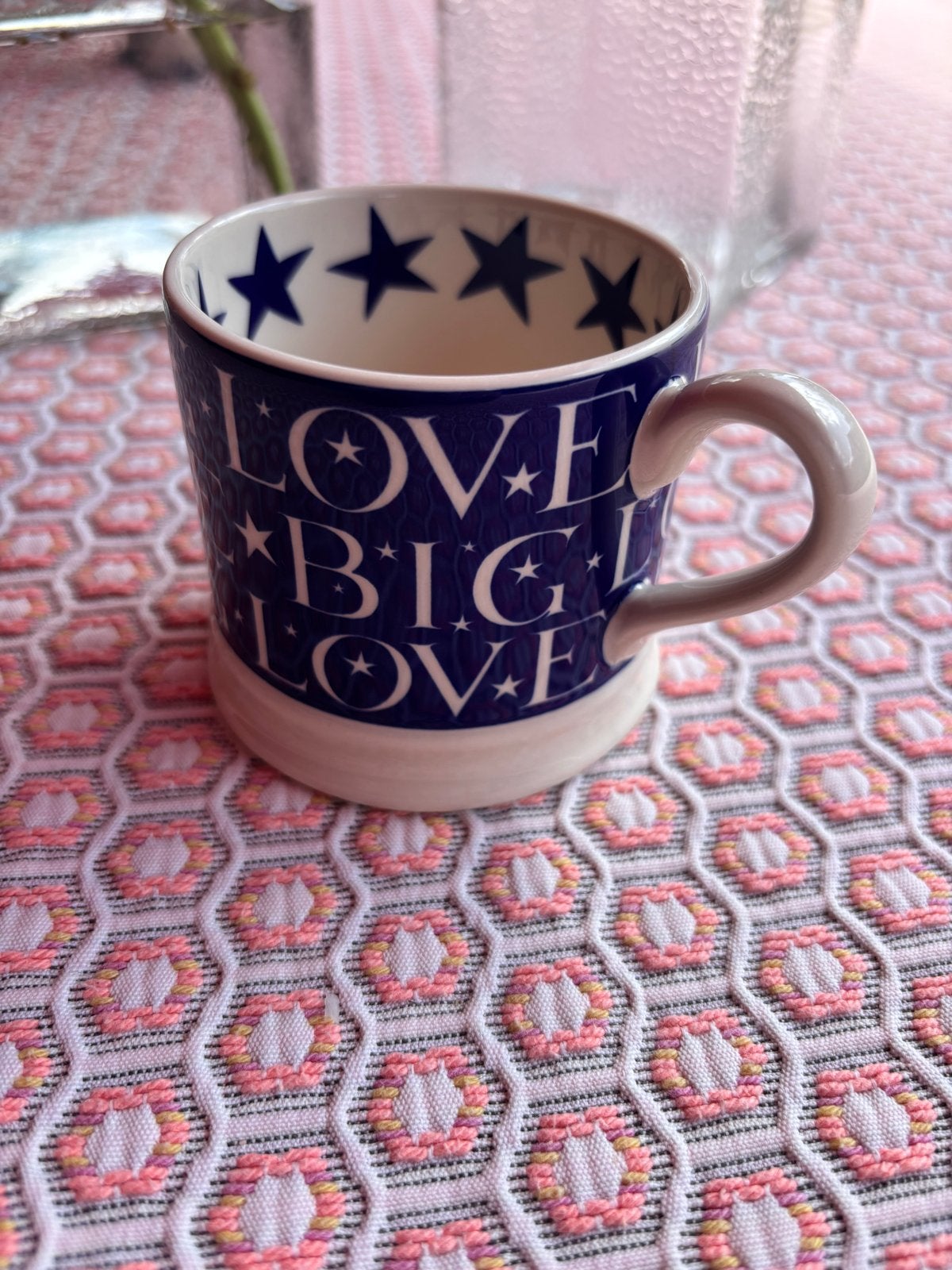 Emma Bridgewater Big Love babymokje, Huis en Inrichting, Keuken | Servies, Ophalen of Verzenden, Zo goed als nieuw, Overige typen