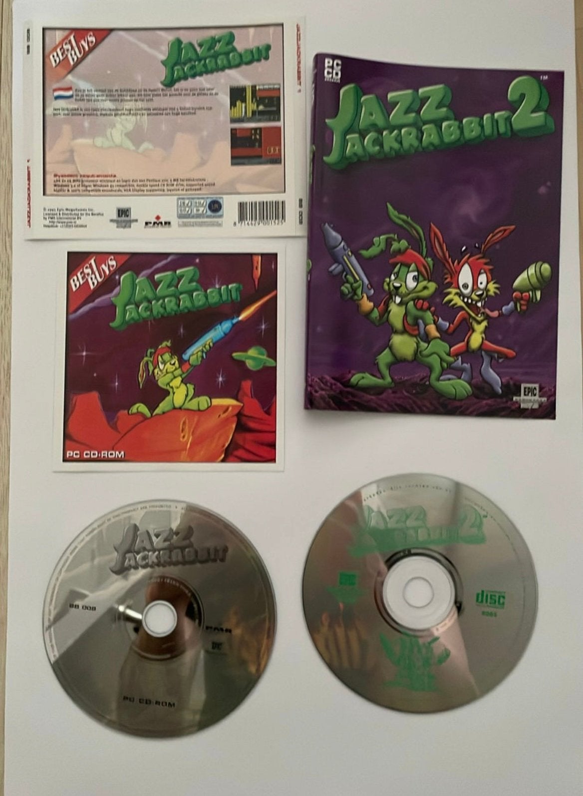 PC games - Jazz the Jackrabbit 1&2, Spelcomputers en Games, 1 speler, Ophalen of Verzenden, Vanaf 3 jaar