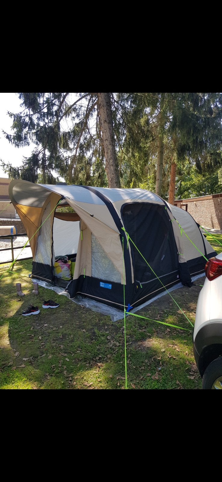 Complete Kampeerset Kampa Air 4-persoons Pop-up tent, Ophalen, Gebruikt, Tot en met 4