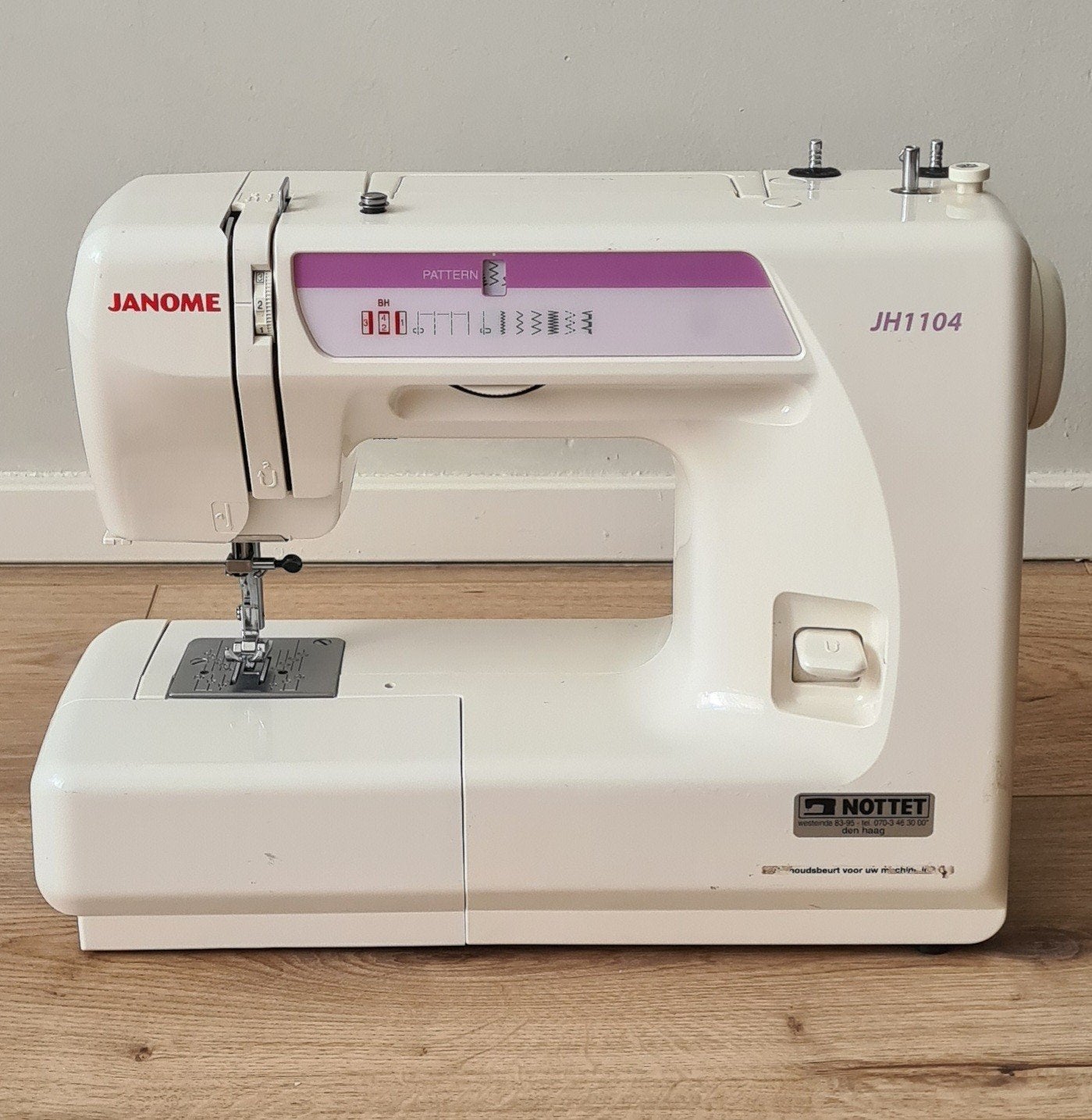 Janome JH1104 naaimachine - werkt prima, Ophalen