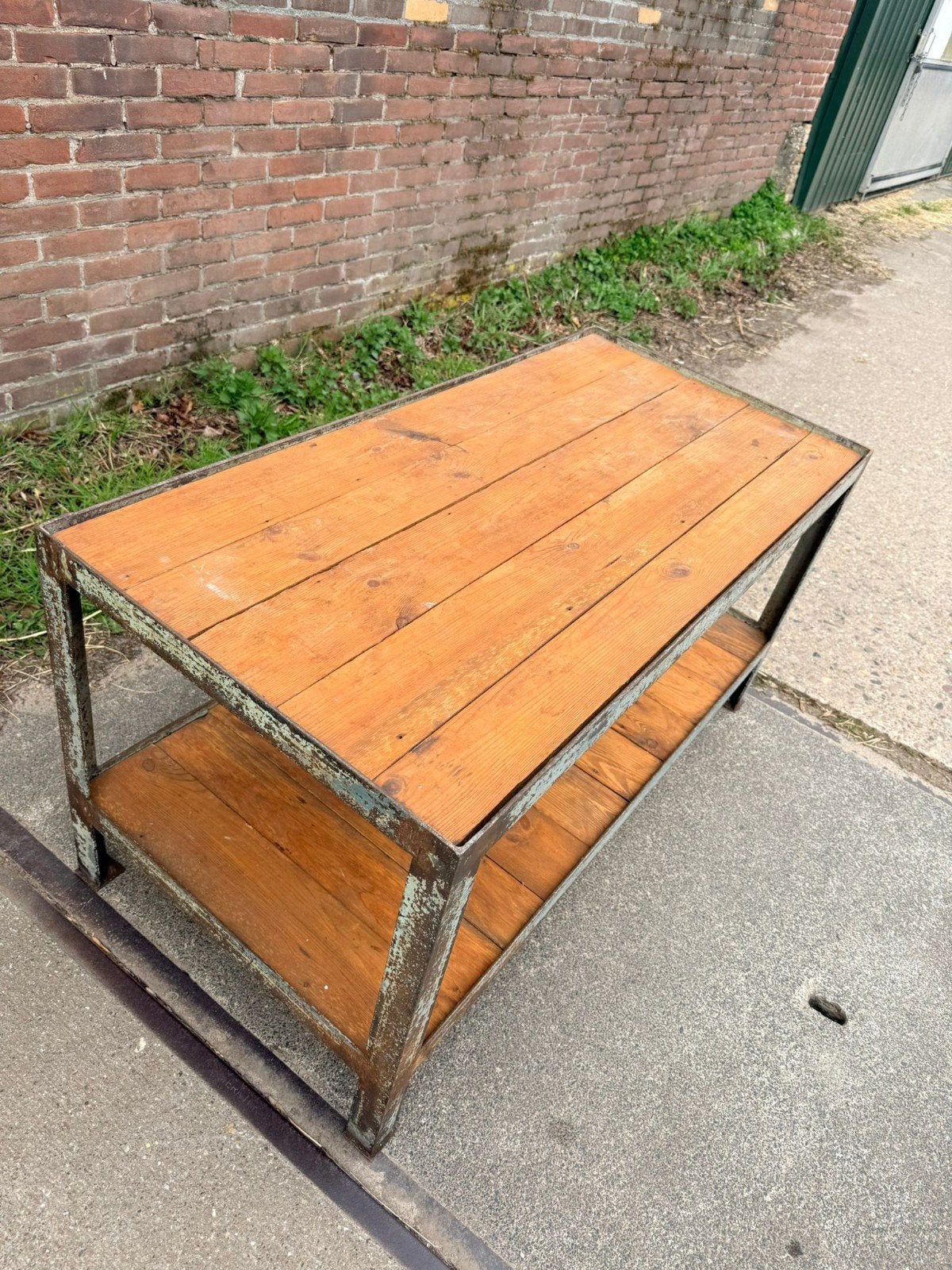 Industriële salontafel 2x, Ophalen, Rechthoekig, 50 tot 100 cm