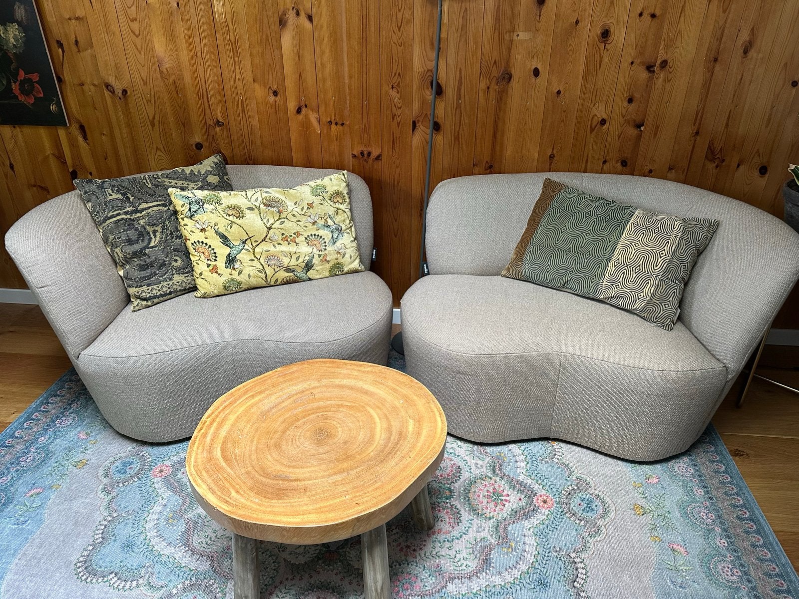 WOOOD fauteuil Stone beige stof (2 stuks), Huis en Inrichting, Fauteuils, Ophalen of Verzenden, Nieuw, Stof, 75 tot 100 cm