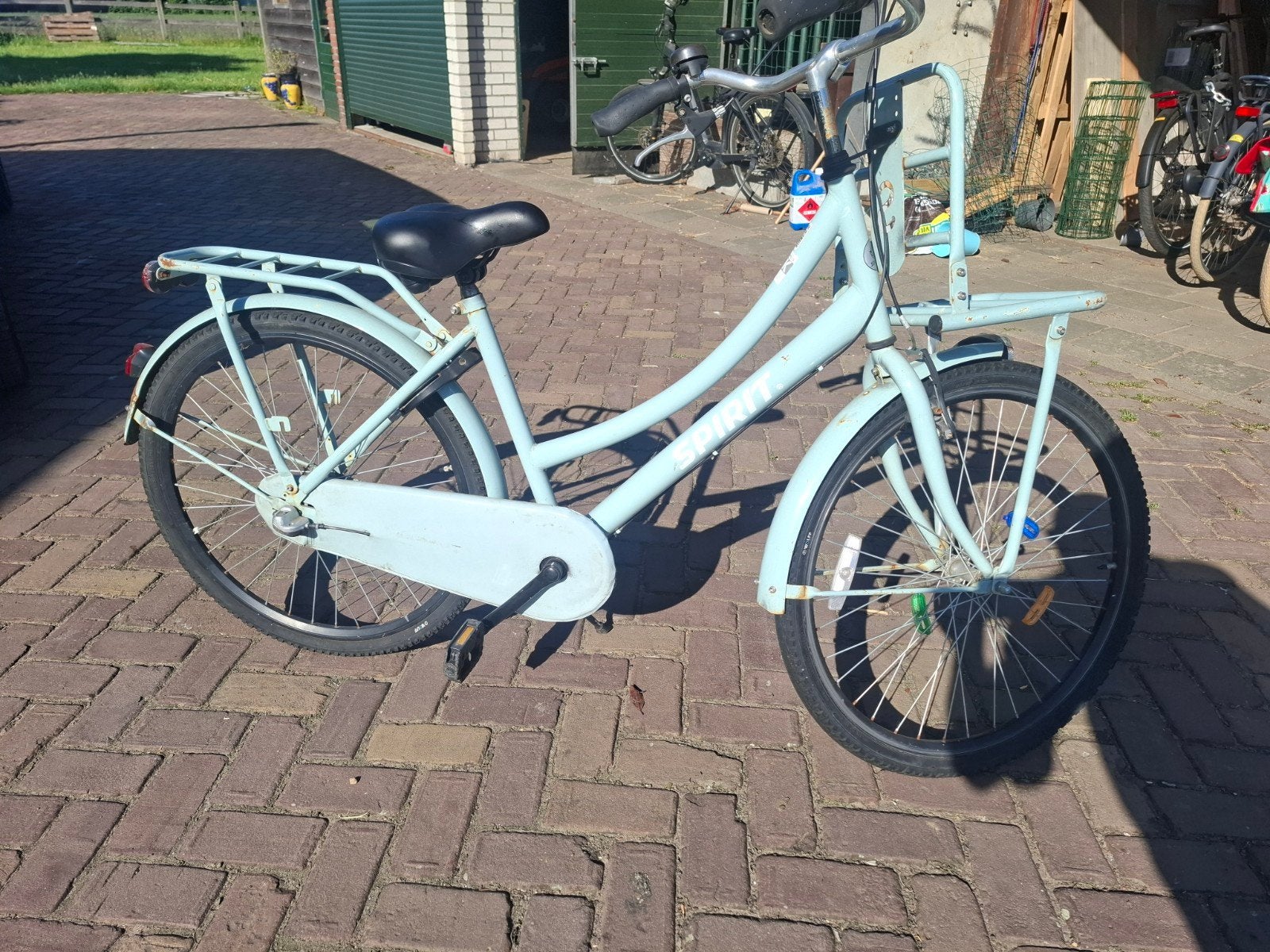 Spirit kinderfiets 26 inch lichtgroen, Ophalen, Gebruikt, 20 inch of meer, Spirit