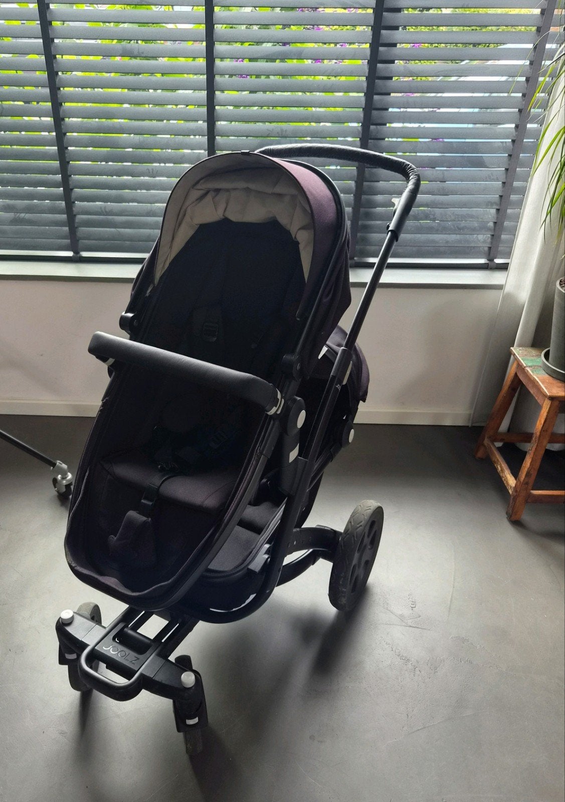 Joolz Geo 2 Duo kinderwagen zwart met accessoires, Kinderen en Baby's, Overige merken, Gebruikt, Ophalen of Verzenden, Duowagen
