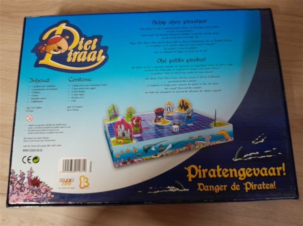 Piet piraat - piratengevaar - s1374, Hobby en Vrije tijd, Verzenden, Zo goed als nieuw
