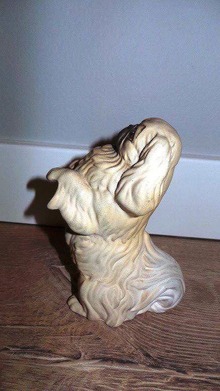 Beswick Pekinees Porselein Beeld - 14 cm hoog, Antiek en Kunst, Antiek | Porselein, Ophalen of Verzenden