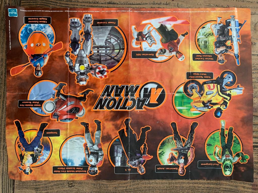 Action man hasbro poster., Kinderen en Baby's, Speelgoed | Actiefiguren, Ophalen