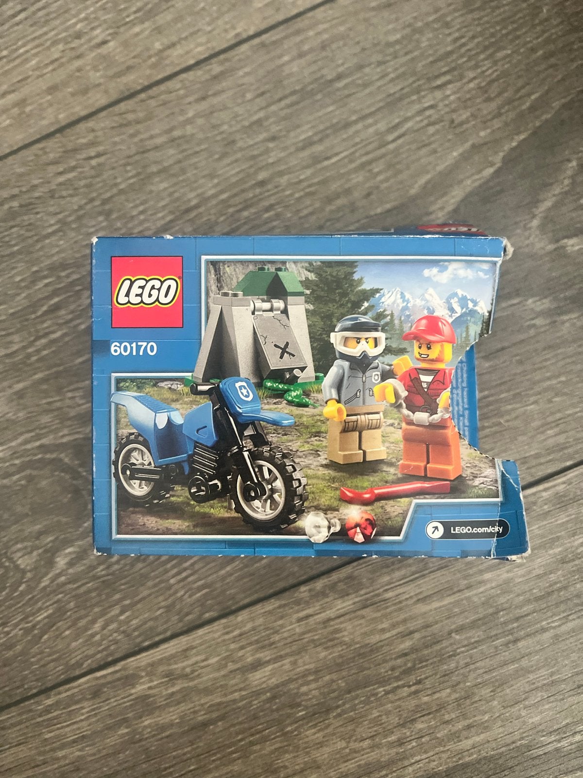 Lego City 60170 Off-Road Achtervolging, Inclusief minifiguren, Lego, Ophalen of Verzenden, Complete set