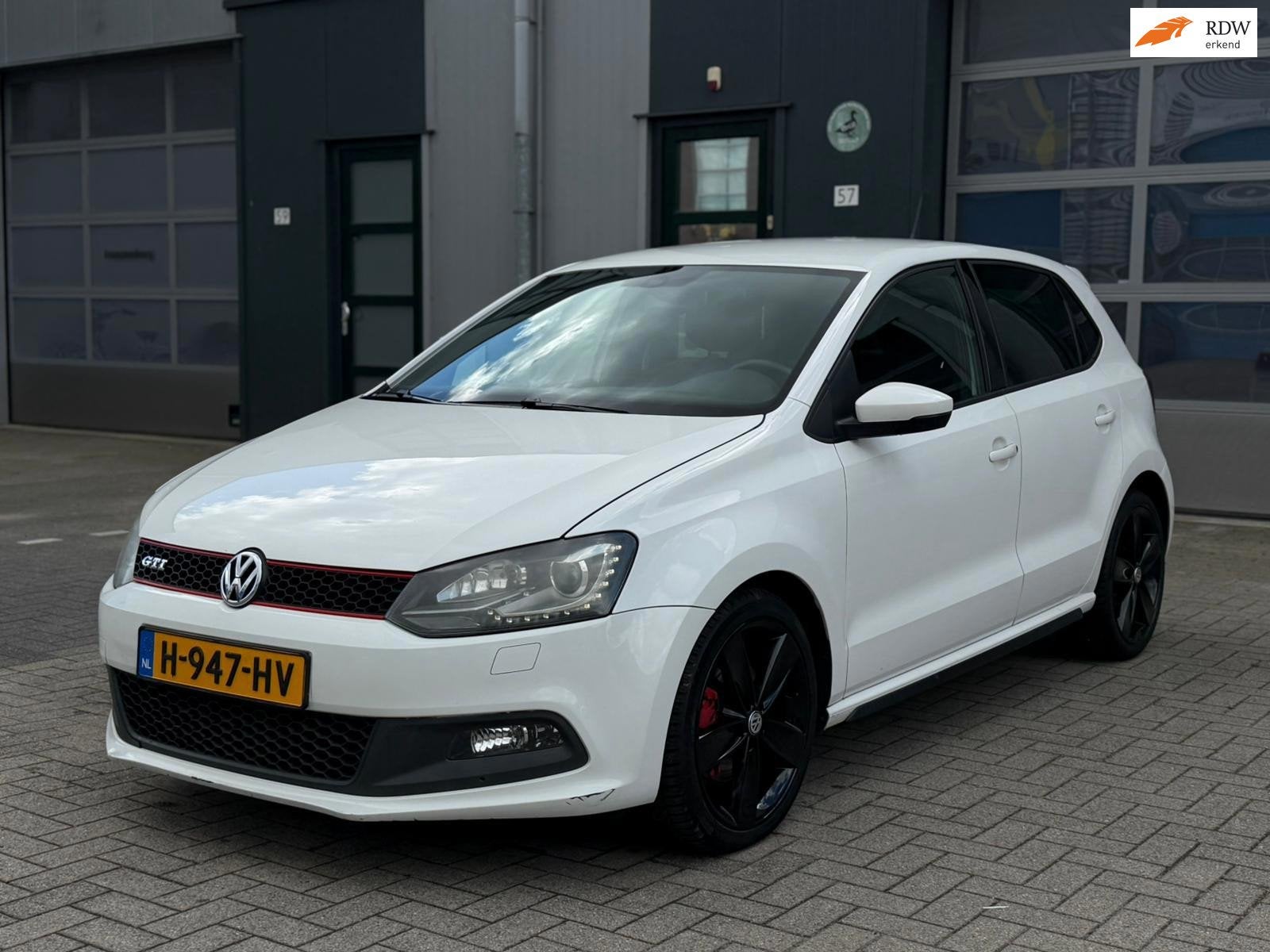 Volkswagen Polo 1.4 TSI GTI DSG CRUISE SUPER DIKKK!, Auto's, Euro 5, 4 cilinders, Wit, 630 kg