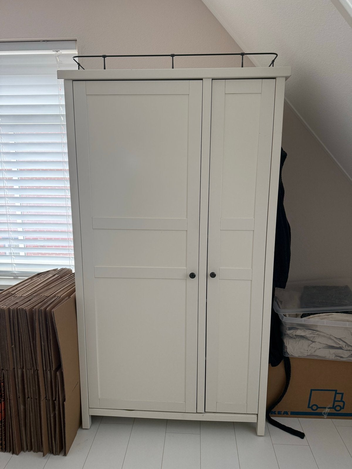 Complete Hemnes Slaapkamer Set, Ophalen, Zo goed als nieuw, Tweepersoons, Hemnes Ikea