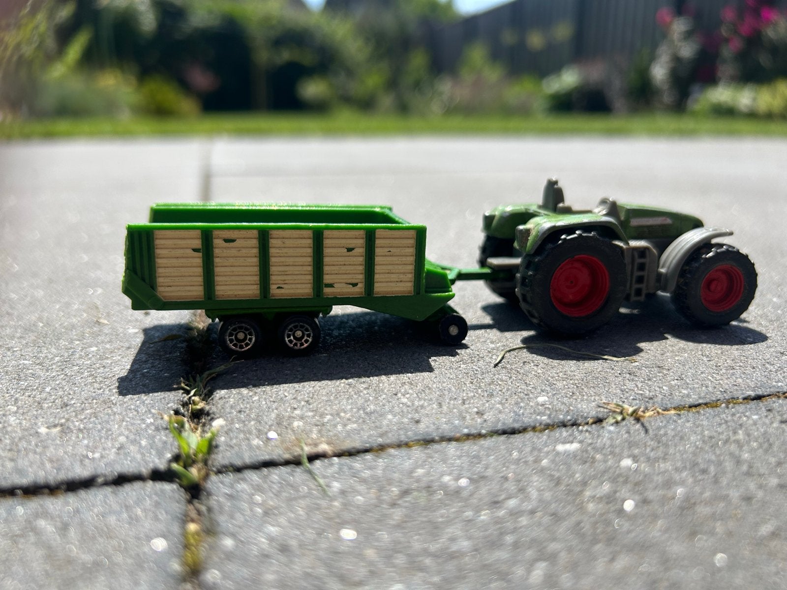 Speelgoed Tractor met Aanhangwagen, Ophalen of Verzenden, Gebruikt
