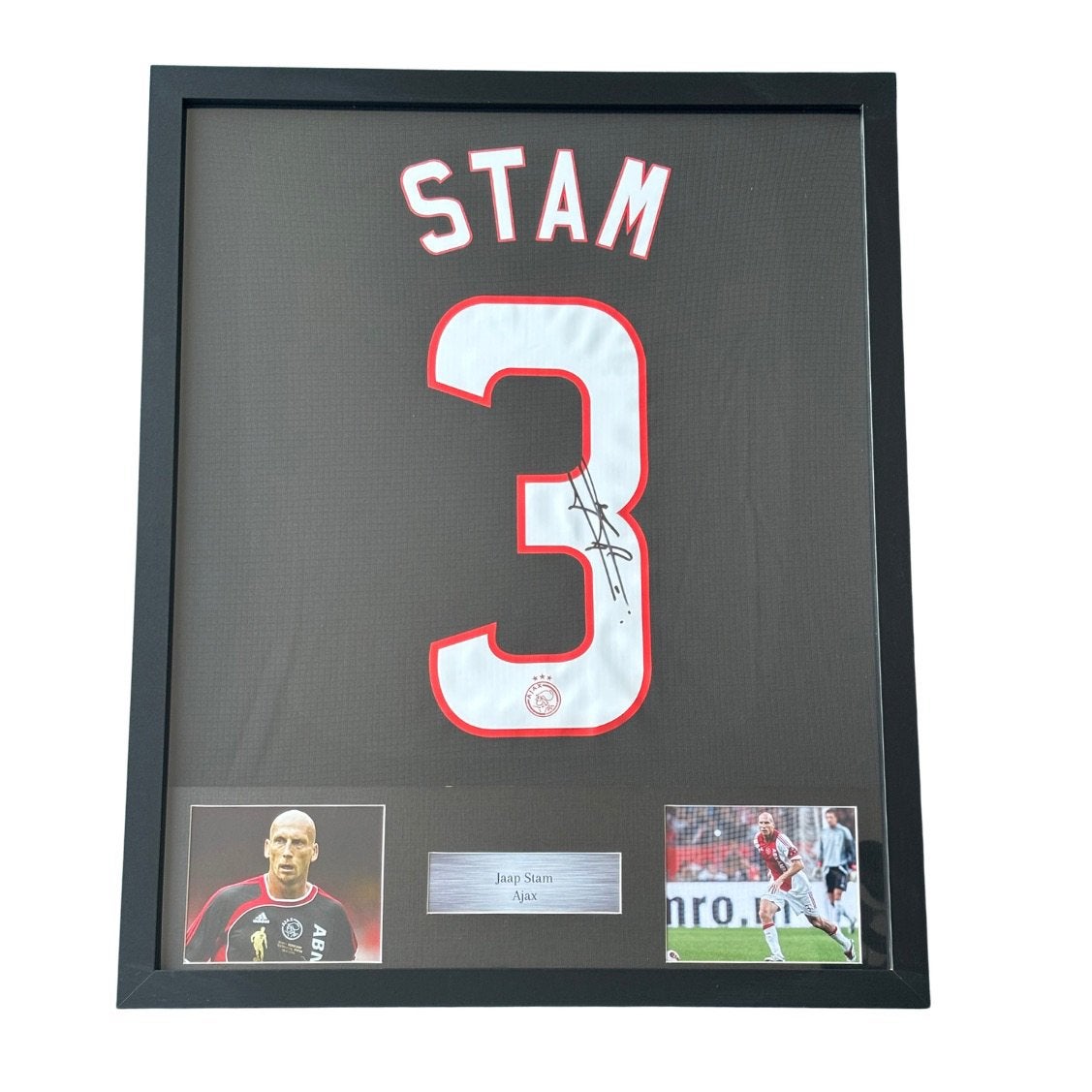 Jaap Stam gesigneerd Ajax shirt, Shirt, Verzenden, Ajax, 1695 CX, 28