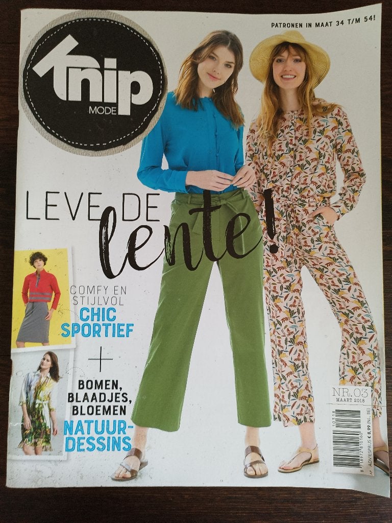 Knipmode maart 2018, Overige typen, Vrouw, Ophalen of Verzenden, Zo goed als nieuw