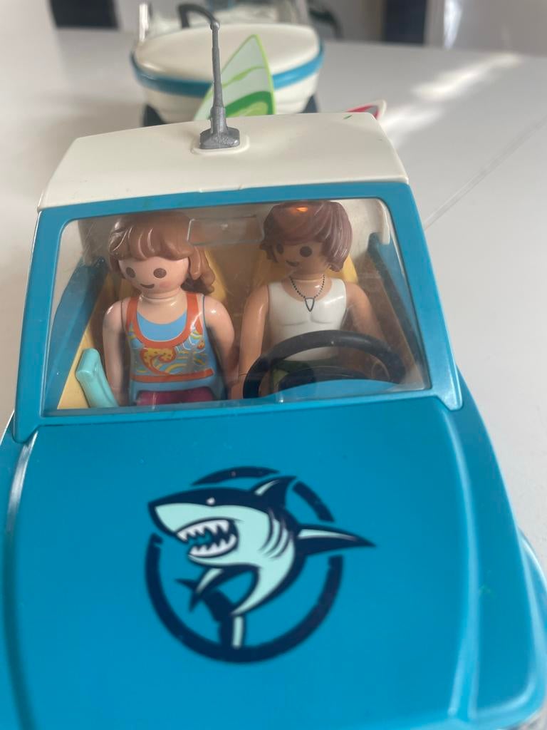 Playmobil Surfers Duo met Auto en Boot, Ophalen of Verzenden, Gebruikt, Los playmobil