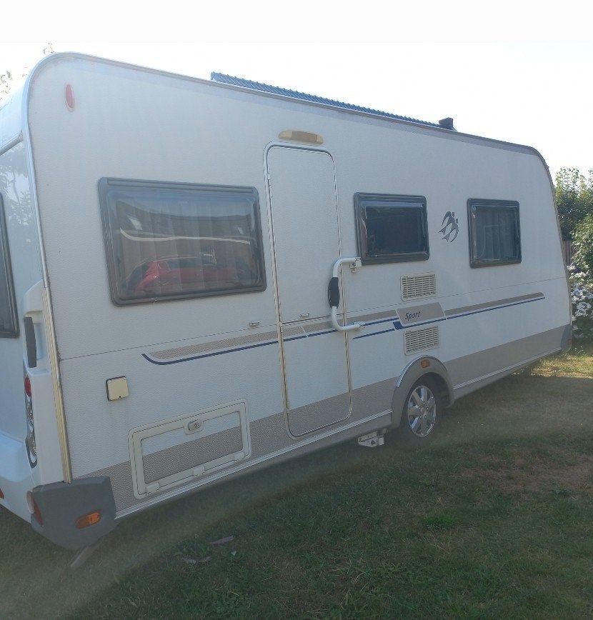 Knaus Queensbed eilandbed voortent mover fietsenrek, Ophalen, Zo goed als nieuw, Tot en met 4